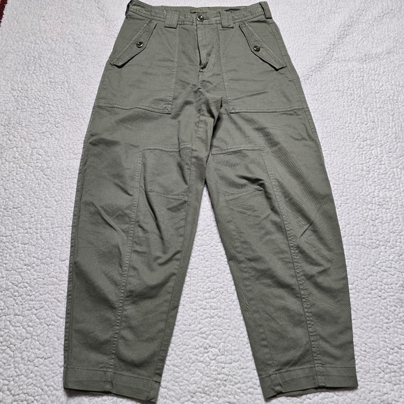 Banana Republic High Waisted Barrel Utility Pants Size 0 - Picture 2 of 13